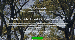 Desktop Screenshot of huertastreeservice.com