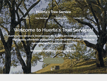 Tablet Screenshot of huertastreeservice.com